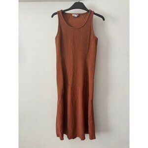 Athleta pacifica ribbed midi dress with drop waist